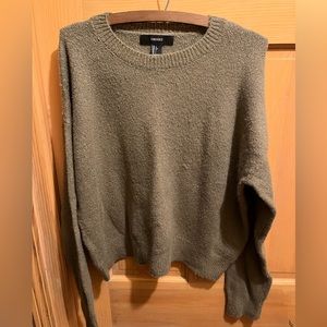 Army green sweater, size L